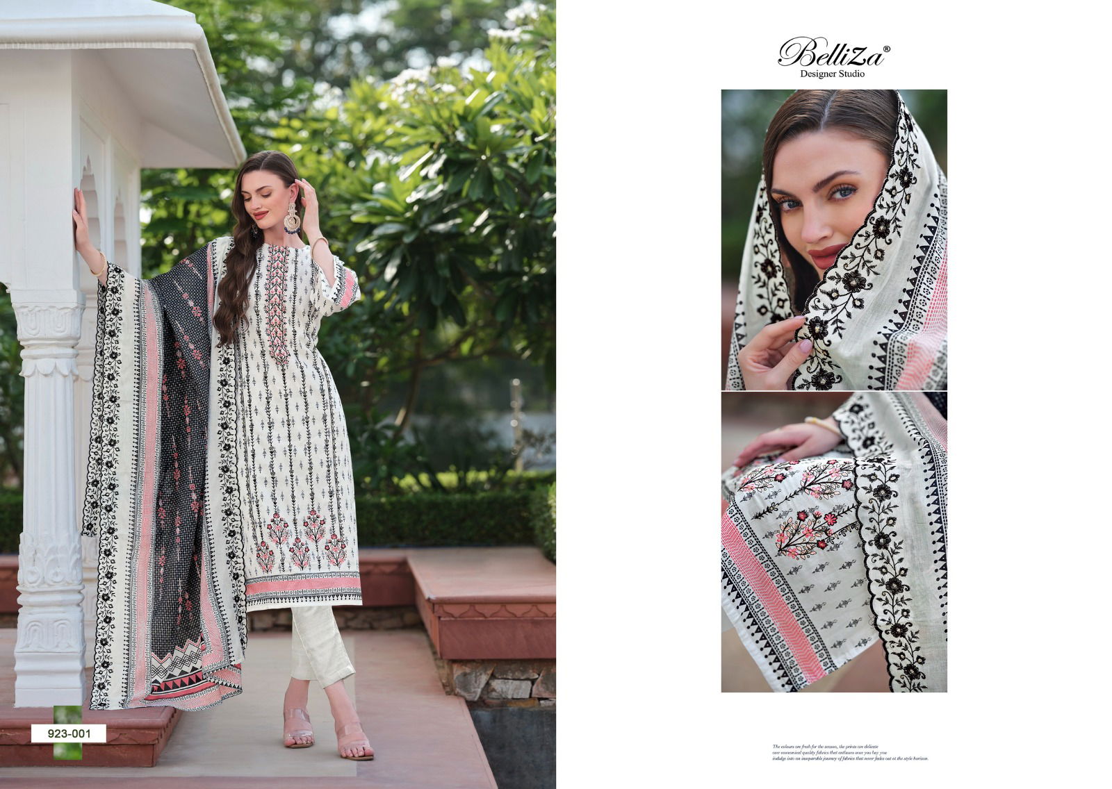 Zubiya By Belliza Digital Printed Pure Cotton Dress Material Wholesale Price In Surat